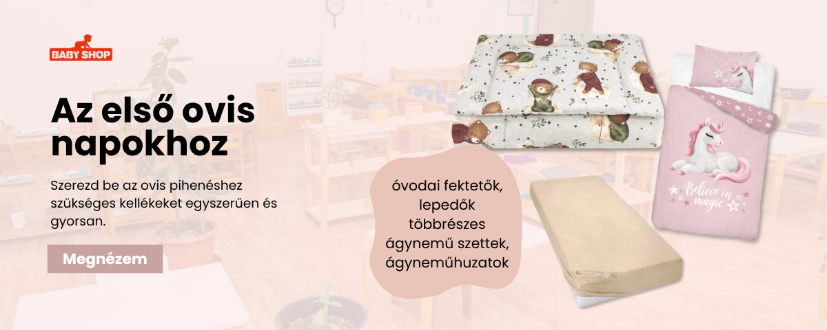 Babyshop óvoda kezdéshez szükséges kellékek