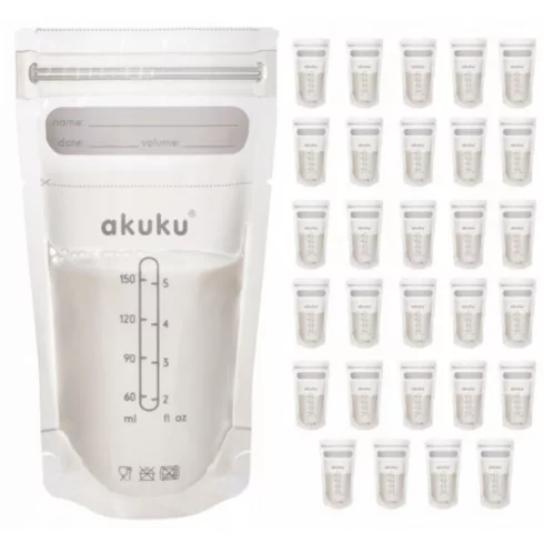 Akuku tejtároló zacskó 150 ml - 30 db 