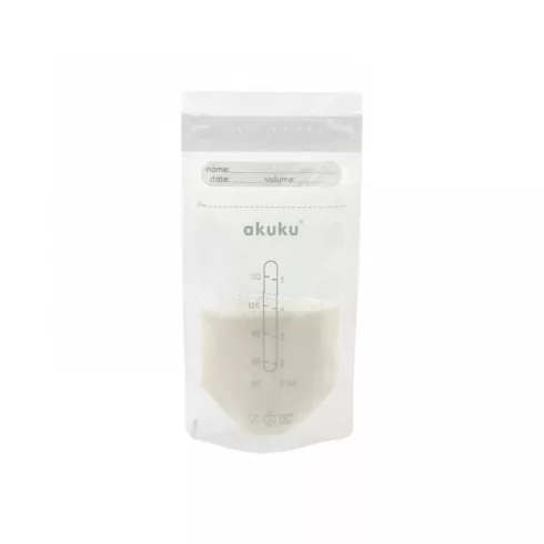 Akuku tejtároló zacskó 150 ml - 30 db 