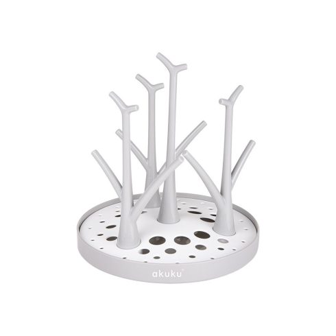 Akuku cumisüveg szárító és csepegtető - szürke-klón