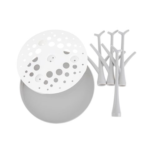 Akuku cumisüveg szárító és csepegtető - szürke-klón