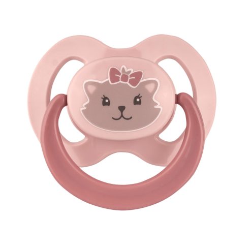 Baby-Nova szilikon fogszabályzós cumi 18+ hó 2db/csom. - cica/kutya