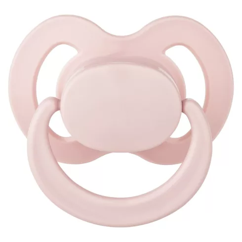Baby-Nova szilikon fogszabályzós cumi 0 - 6 hó 2db/csom. rózsaszín/lila