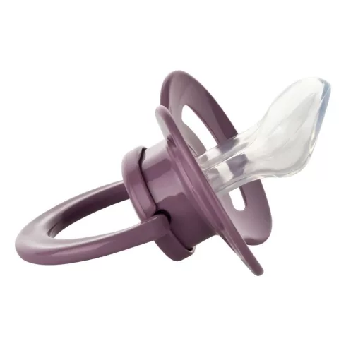 Baby-Nova szilikon fogszabályzós cumi 0 - 6 hó 2db/csom. rózsaszín/lila