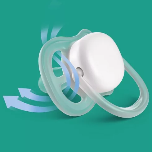 Philips AVENT SCF085/34 Ultra air játszócumi 6-18hó neutral lányos, 2 db