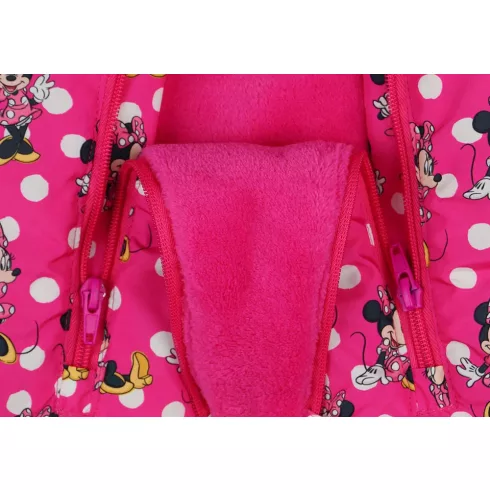 Disney Minnie bélelt kapucnis bébizsák 68-74 pink