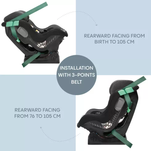 Zopa Verso autósülés I-Size 40-105 cm - Aquatic Green