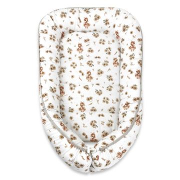 Baby Shop babafészek 70x93 cm - bézs kacsa