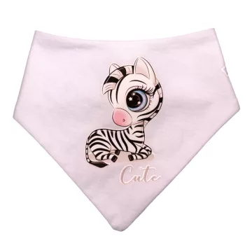 Babastar pamut baba nyálkendő - Zebra 
