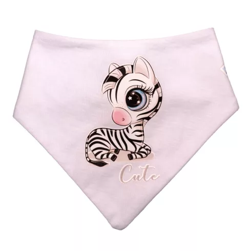 Babastar pamut baba nyálkendő - Zebra 