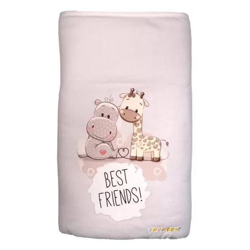 Babastar Pamut bélelt babatakaró 70x90cm - Best Friend's! 