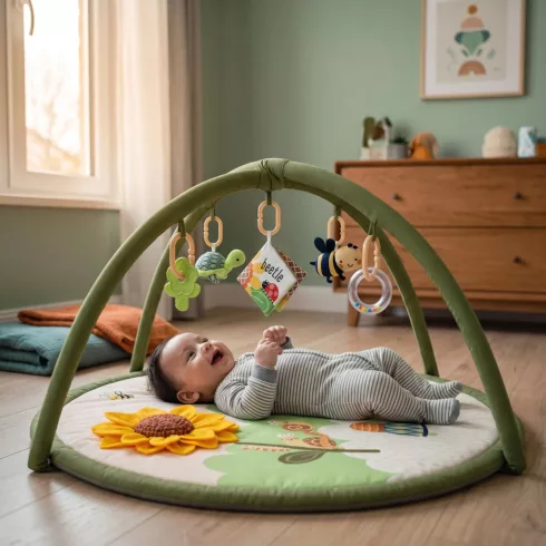 Zopa Cuddle interaktív játszószőnyeg - Garden