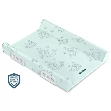   Merev pelenkázó lap 50*70 cm Safety System - menta tengeralattjáró 