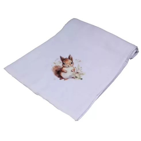 Textil tetra kifogó mókus mintával 140*140cm 