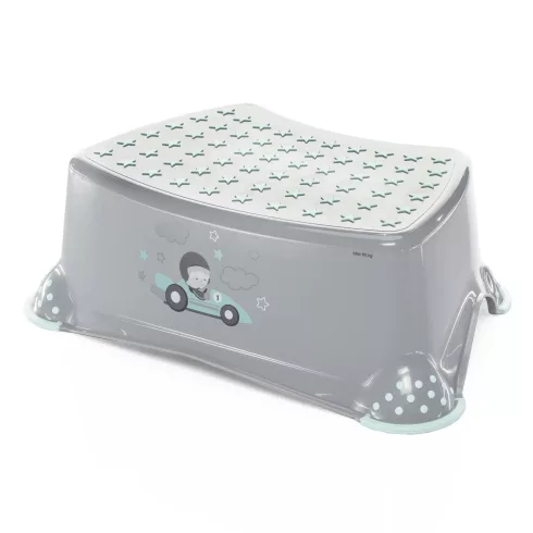 Zopa fellépő csúszásgátlós 80kg-ig - Racer Grey/Mint 