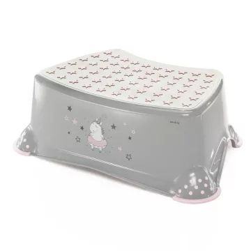 Zopa fellépő csúszásgátlós 80kg-ig - Unicorn Grey/Pink