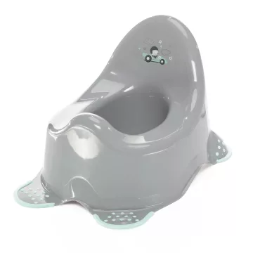 Zopa csúszásgátlós bili - Racer Grey/Mint