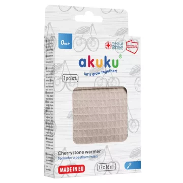Akuku Cseresznyemag párna 13x16 cm - bézs