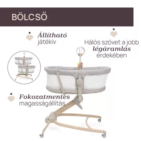 Chicco Baby Hug Armonia 4in1
bölcső-szék - Scandinavian