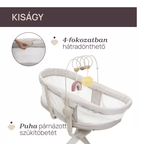 Chicco Baby Hug Armonia 4in1
bölcső-szék - Mother Pearl