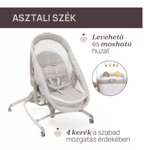 Chicco Baby Hug Armonia 4in1
bölcső-szék - Mother Pearl