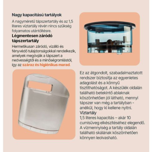 Zopa Babyccino automata tápszerkészítő készülék - Fehér