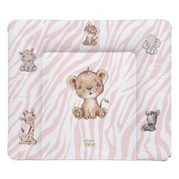   Babastar puha pelenkázó lap 85*75 cm - rózsaszín szafari 