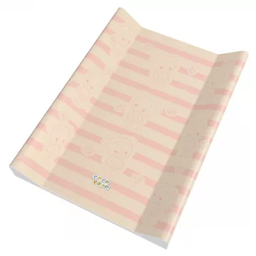   Babastar merev pelenkázó lap 50*70 cm - Rózsaszín apró maci + pillangó