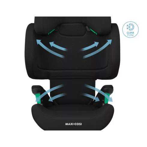 Maxi-Cosi RodiFix R i-Size G-Cell® ClimaFlow gyerekülés 100-150 cm (3,5é - 12év) - Authentic Black