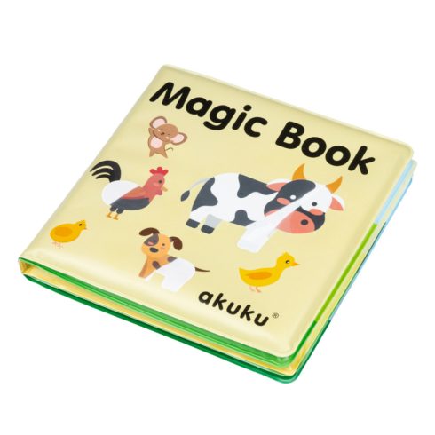 Akuku Magic Book színváltós fürdőskönyv 