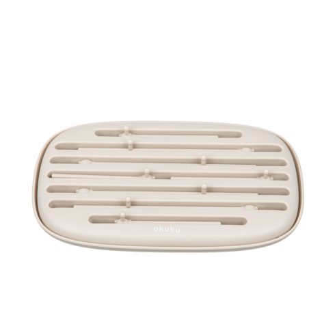 Akuku cumisüveg szárító és csepegtető - bézs