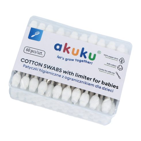 Akuku Biztonsági fültisztító 60 db-os