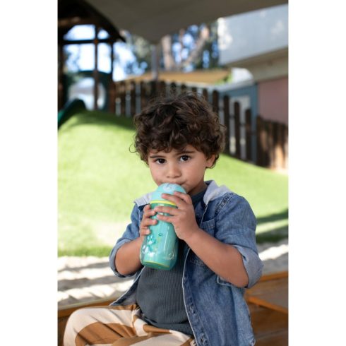 Chicco Sport Cup duplafalú, szívószálas itatókulacs 14m+ cica