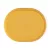 P&M Szilikon osztott tányér, ovális Take&Match Intense Ochre 6m+
