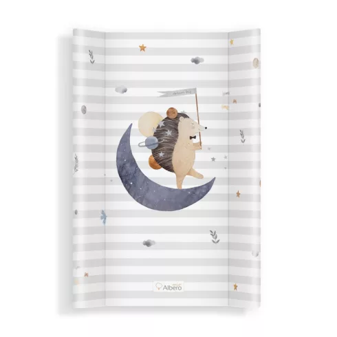 Albero Mio merev pelenkázó lap 47x70 cm - Moon hedgehog