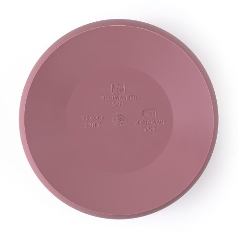 P&M Kétszínű szilikon tál Take&Match Dusty Rose 6m+ 
