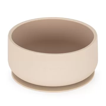 P&M Kétszínű szilikon tál Take&Match Desert Sand 6m+ 