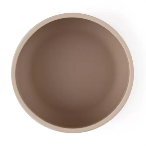 P&M Kétszínű szilikon tál Take&Match Desert Sand 6m+ 