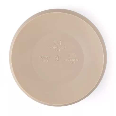 P&M Kétszínű szilikon tál Take&Match Desert Sand 6m+ 