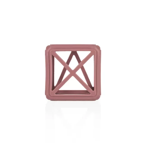 Zopa Square Szilikon rágóka - Old Pink