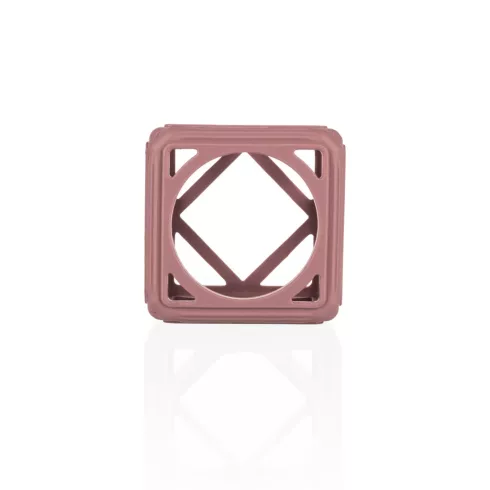 Zopa Square Szilikon rágóka - Old Pink
