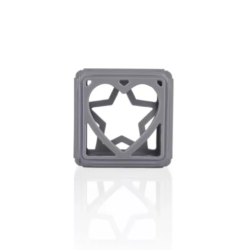 Zopa Square Szilikon rágóka - Dove Grey