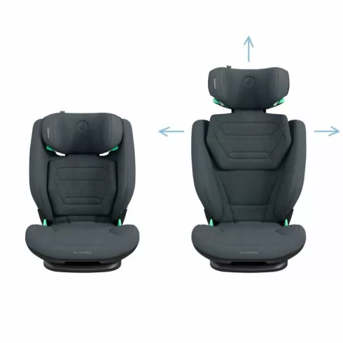 Maxi-Cosi RodiFix Pro2i-Size G-Cell, AirProtect, ClimaFlow gyerekülés 100-150 cm (3,5é - 12év) - Authentic Graphite2