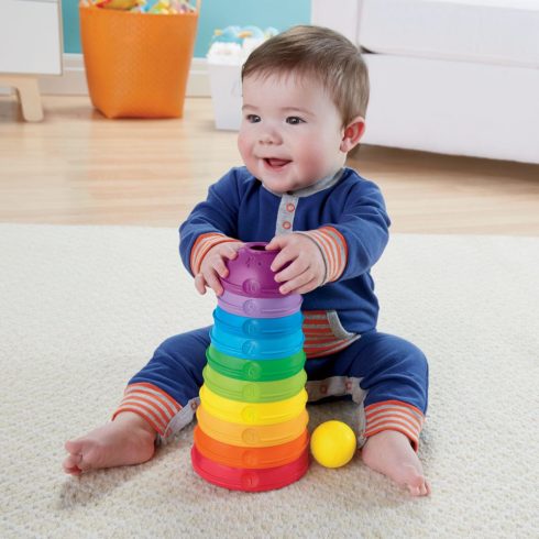  Fisher Price színes csészepiramis