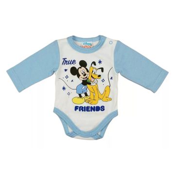   Disney hosszú ujjú baba body Mickey egér és Pluto mintával  (104)