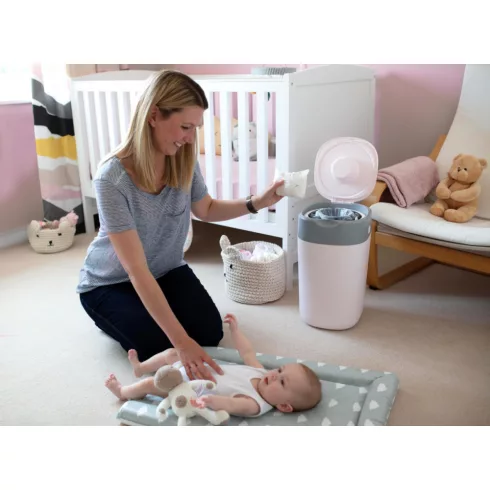 Tommee Tippee Twist&Click pelenkacsomagoló vödör - rózsaszín 