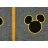   Disney Mickey kapucnis bélelt baba overall 98-os lábfej nélküli
