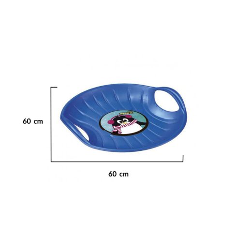 Moni Speed M hócsúszka kerek nagy 60x60cm - Kék