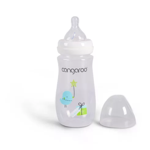 Cangaroo polipropilén cumisüveg 300ml - Birdy Blu