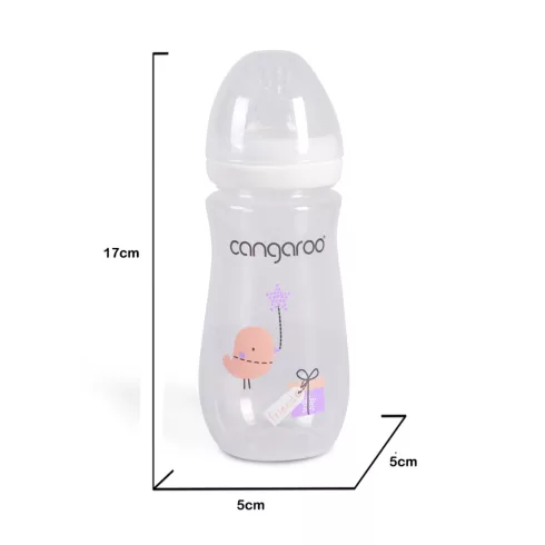 Cangaroo polipropilén cumisüveg 300ml - Birdy 